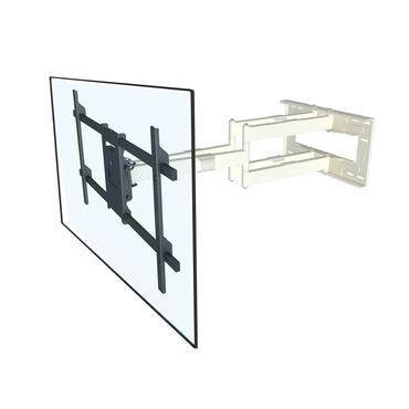 Multibrackets M Universal Long Reach Arm konsol - fullst&auml;ndig r&ouml;relse - f&ouml;r platt panel - vit