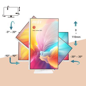 MSI Modern MD272XPWDE skærm - 27" - AMD FreeSync - IPS - 1ms,4ms,14ms