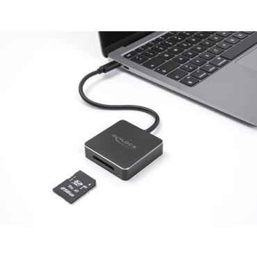 DeLOCK 91019 kortlæser USB 3.1 (Gen 2) Type C Sort