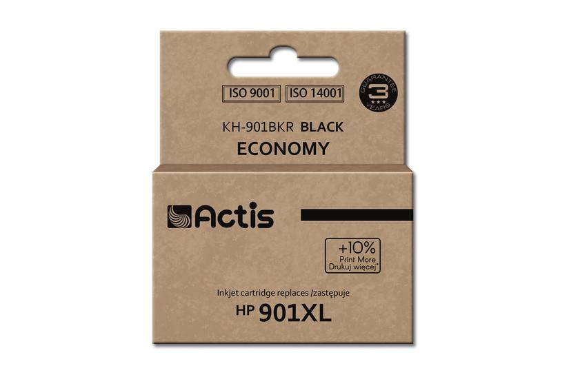 Actis KH-901BKR Blæk (erstatning HP 901XL CC654AE; Standard; 20 ml; sort)