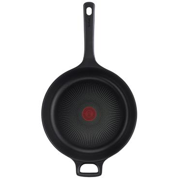 warehouse 3----Schmorpfanne Trattoria Pro, Ø 28cm (schwarz, mit Glasdeckel)