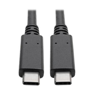 Eaton Tripp Lite Series USB-C Cable (M/M) - USB 3.2, Gen 2 (10 Gbps), 5A (100W) Rating, Thunderbolt 3 Compatible, 3 ft. (0.91 m) - USB-kabel - 24 pin USB-C till 24 pin USB-C - 91.4 cm