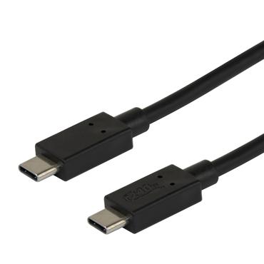 Deltaco USBC-2101 USB-kabel USB 2.0 1 m Sort