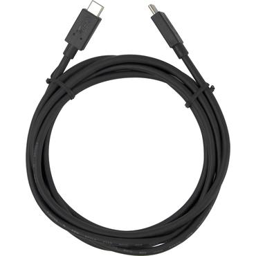Deltaco USBC-2101 USB-kabel USB 2.0 1 m Sort