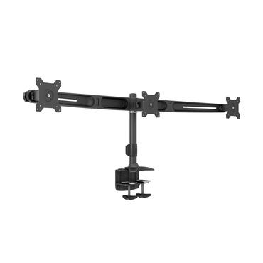 Multibrackets M VESA Desktopmount Triple Desk Clamp 15"-24" monteringssats - för 3 LCD-bildskärmar - svart