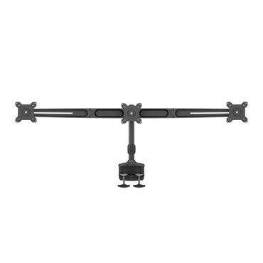 Multibrackets M VESA Desktopmount Triple Desk Clamp 15"-24" monteringssats - för 3 LCD-bildskärmar - svart