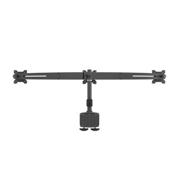Multibrackets M VESA Desktopmount Triple Desk Clamp 15"-24" monteringssats - för 3 LCD-bildskärmar - svart