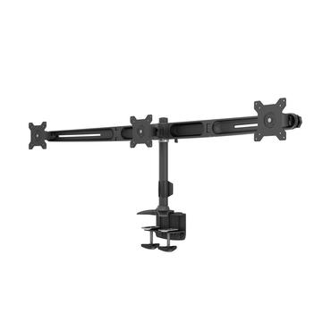 Multibrackets M VESA Desktopmount Triple Desk Clamp 15"-24" monteringssats - för 3 LCD-bildskärmar - svart