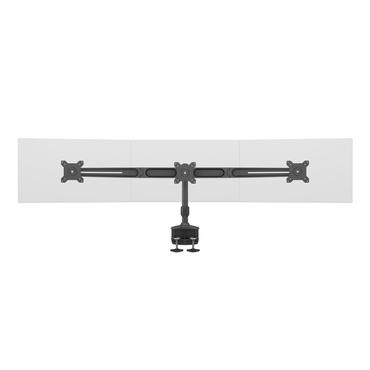 Multibrackets M VESA Desktopmount Triple Desk Clamp 15"-24" monteringssats - för 3 LCD-bildskärmar - svart