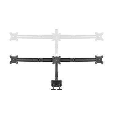 Multibrackets M VESA Desktopmount Triple Desk Clamp 15"-24" monteringssats - för 3 LCD-bildskärmar - svart