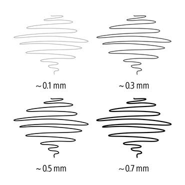 STAEDTLER pigment liner 308 - fineliner - svart (paket om 4)