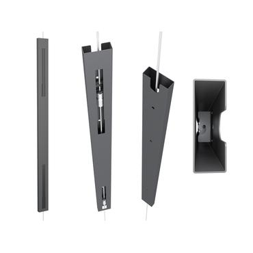Multibrackets M Wiremount Pro OM55N-D konsol - för LCD-display - svart