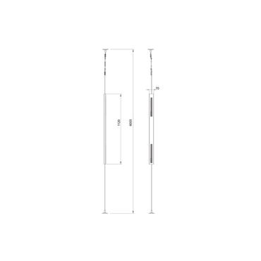 Multibrackets M Wiremount Pro OM55N-D konsol - för LCD-display - svart