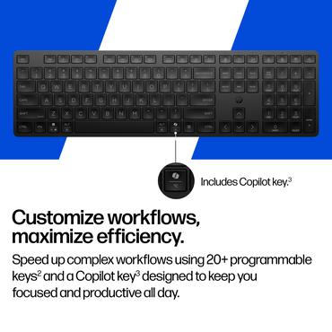HP 490K Multi-Device Dual-Mode Keyboard