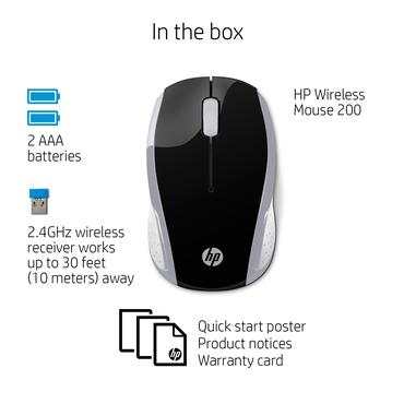 HP Wireless Mouse 200 (Pike Silver)