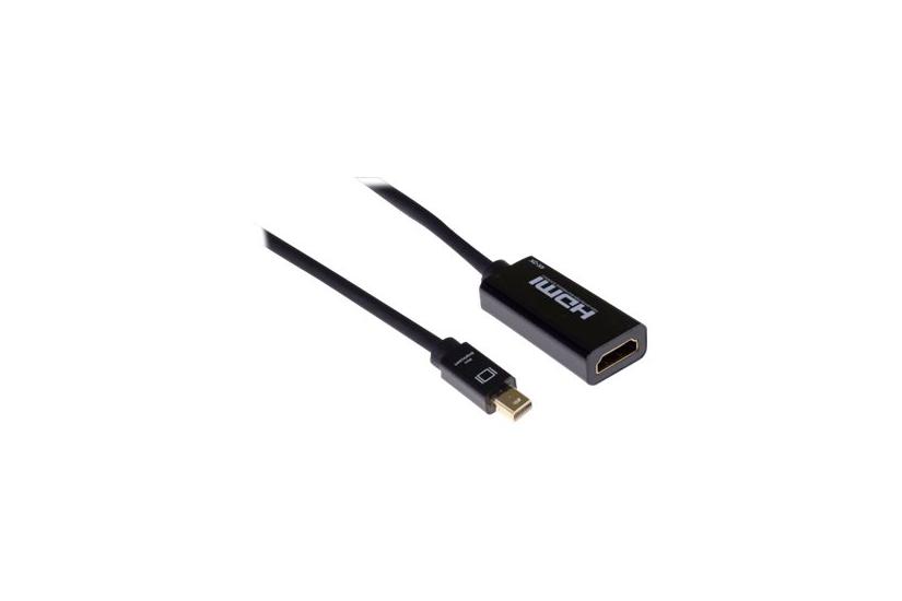 Mercodan PRO Ultra Soft - video / lyd adapter - DisplayPort / HDMI - 15 cm