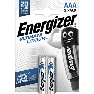 Energizer Ultimate Lithium batteri - 2 x AAA - Li