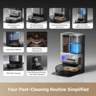 L40 Ultra AE Black Robot Vaccum Cleaner