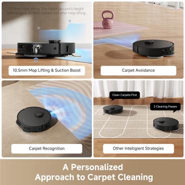L40 Ultra AE Black Robot Vaccum Cleaner