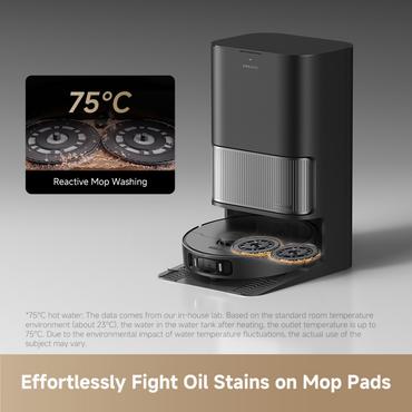 L40 Ultra AE Black Robot Vaccum Cleaner