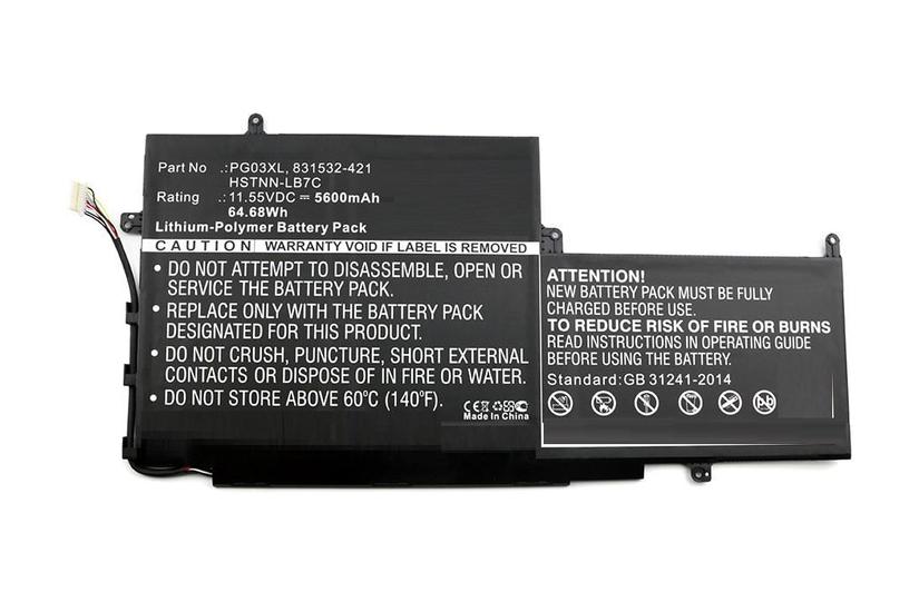 MicroBattery - batteri til bærbar computer - Li-pol - 5600 mAh - 64.7 Wh