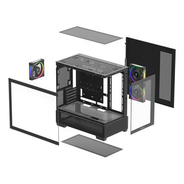 DeepCool CG380 3F Midi Tower Sort