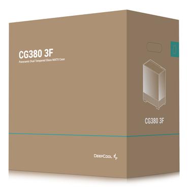 DeepCool CG380 3F Midi Tower Sort