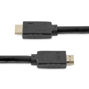 StarTech.com 10 m HDMI 2.0-kabel - 4K 60 Hz aktiv HDMI-kabel - CL2-klassad f&ouml;r v&auml;gginstallation - UHD-HDMI-kabel med h&ouml;g hastighet och l&aring;ng h&aring;llbarhet - HDR, 18 Gbps - Hane-till-hane-sladd - Svart - HDMI-kabel - 10 m