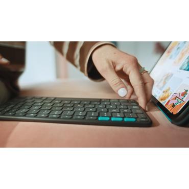 Logitech Flip Folio - tastatur og folio-kasse - tysk Indgangsudstyr