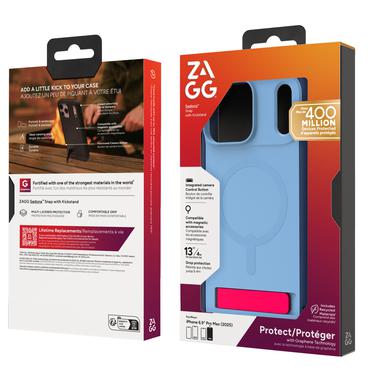 ZAGG Sedona Snap Kickstand mobiltelefon etui 17,5 cm (6.9") Cover Bl&aring;