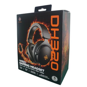Deltaco Gaming DH320 Wired Gaming Headset, Protein leather,3.5mm connection
