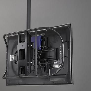 Chief FUSION Universal Single LCM - monteringskomponent - för LCD-display - svart