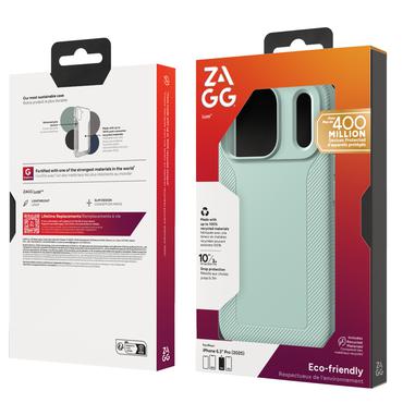 ZAGG Luxe Snap mobiltelefon etui 16 cm (6.3") Cover Mintfarve