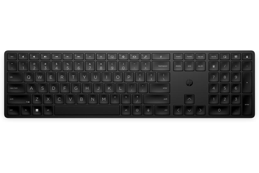 HP 450 - tastatur - programmerbar - 100% full size - QWERTZ - tysk - sort Indgangsudstyr