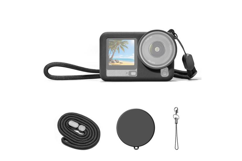 Puluz Kameraväska - Svart - Silikon - 3.5 mm - 7.5 mm