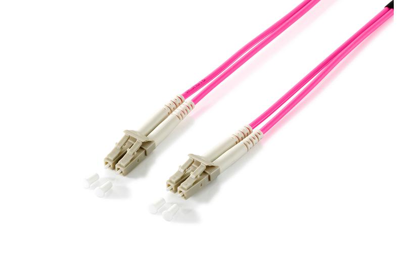 Equip 255517 InfiniBand og fiberoptisk kabel 15 m LC Beige, Violet