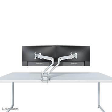 Neomounts FPMA-D750D monteringssæt - fuld bevægelse - for 2 LCD displays - sølv