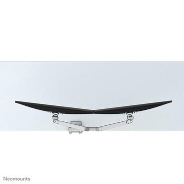 Neomounts FPMA-D750D monteringssæt - fuld bevægelse - for 2 LCD displays - sølv
