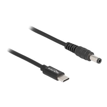Delock - strömkabel - 24 pin USB-C till DC-jack 5,5 x 2,1 mm - 1.5 m
