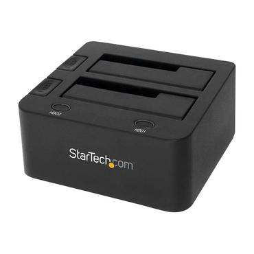 StarTech.com USB 3.0 Dual Hard Drive Docking Station with UASP for 2.5 / 3.5in HDD / SSD