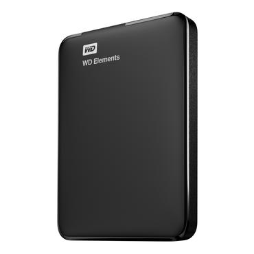 WD Elements Portable WDBUZG0010BBK - 1 TB - Ekstern HDD - USB 3.0