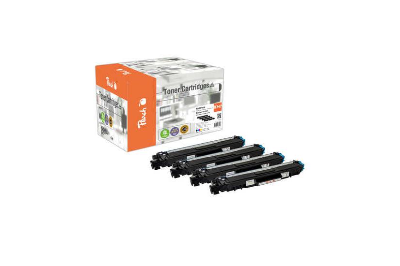 Peach PT1070 tonerpatron 4 stk Kompatibel Sort, Blå, Magenta, Gul