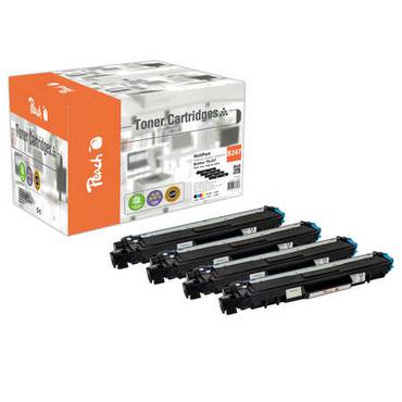 Peach PT1070 tonerpatron 4 stk Kompatibel Sort, Blå, Magenta, Gul