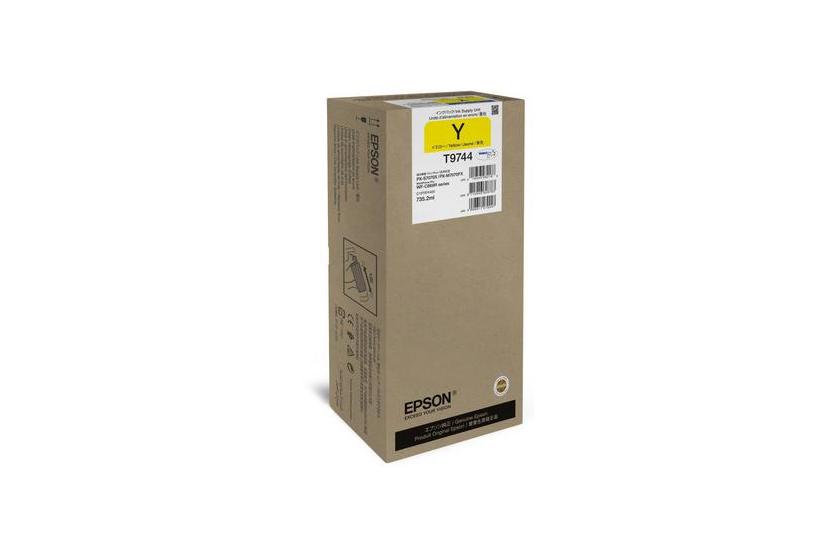 Epson T9744 - XXL-storlek - gul - original - bl&auml;ckpaket