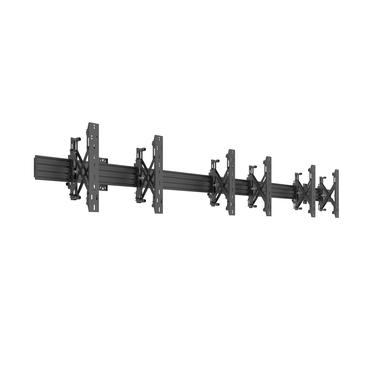 Multibrackets M Wallmount Pro MBW3U monteringssats - för 3 LCD-bildskärmar - svart