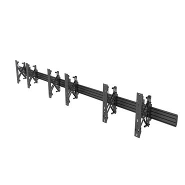 Multibrackets M Wallmount Pro MBW3U monteringssats - för 3 LCD-bildskärmar - svart