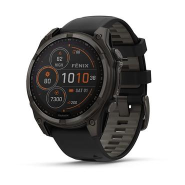 Garmin fenix 8 3.3 cm (1.3 ) 51 mm Digital 260 x 260 pixels Touchscreen Titanium Wi-Fi GPS (satellite)