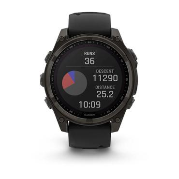 Garmin fenix 8 3.3 cm (1.3 ) 51 mm Digital 260 x 260 pixels Touchscreen Titanium Wi-Fi GPS (satellite)