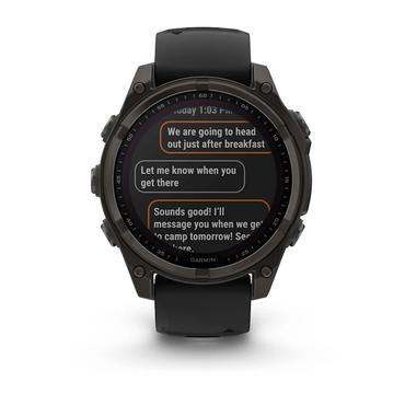 Garmin fenix 8 3.3 cm (1.3 ) 51 mm Digital 260 x 260 pixels Touchscreen Titanium Wi-Fi GPS (satellite)