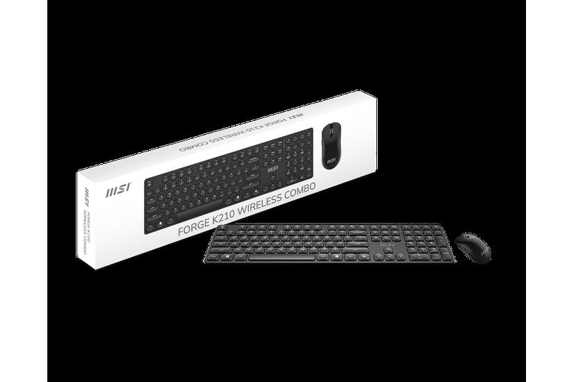 MSI Tangentbord - Sax - Svart - DE - RF Wireless